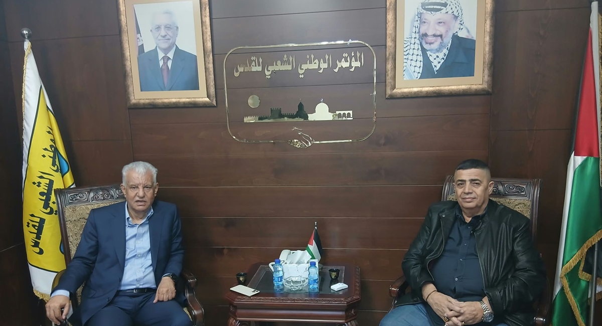 النتشة والشوبكي يبحثان تعزيز العمل التنظيمي في "فتح" وتوحيد الجهود الوطنية لحماية القدس